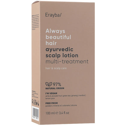 Лосьон для кожи головы против выпадения волос - Erayba Always Beautiful Hair Ayurvedic Scalp Lotion