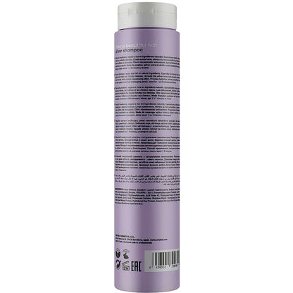 Шампунь антижовтий для сивого та освітленого волосся - Erayba Always Beautiful Hair Silver No-Yellow Shampoo