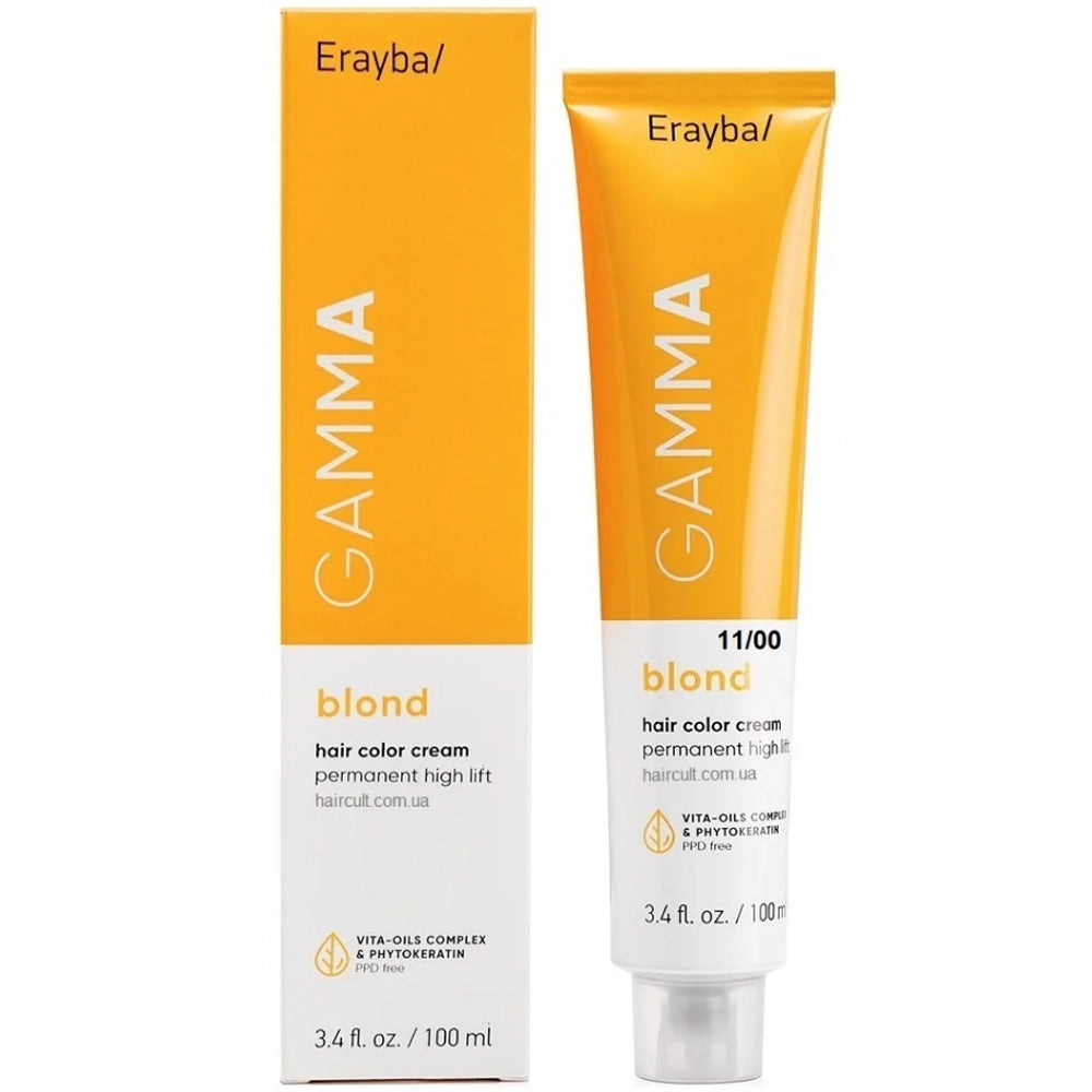 Стійка крем-фарба для освітлення волосся 100 мл - Erayba Gamma Blond