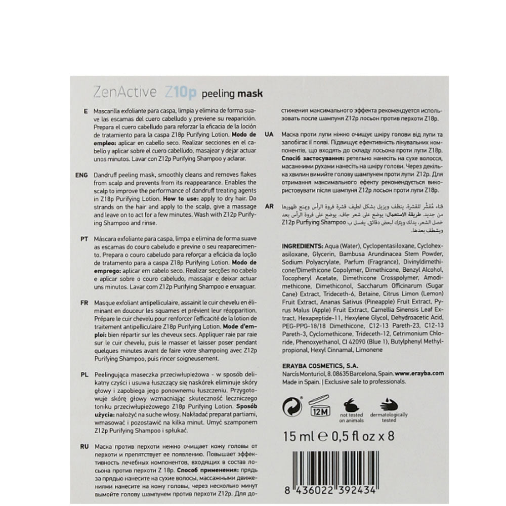 Erayba Zen Active Z10p Peeling Mask - Маска-пилинг против перхоти