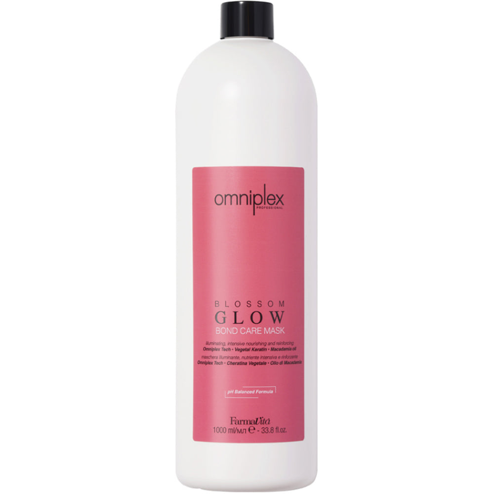 Преміальна маска із рослинним кератином - FarmaVita Omniplex Blossom Glow Bond Care Mask