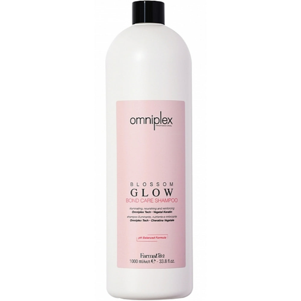 Преміальний шампунь із рослинним кератином - FarmaVita Omniplex Blossom Glow Bond Care Shampoo