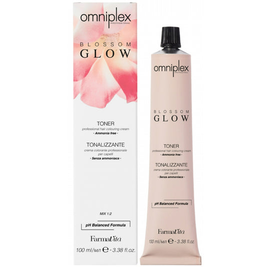 Безаммиачная крем-краска для волос 100 мл - FarmaVita Omniplex Blossom Glow Toner 100 ml