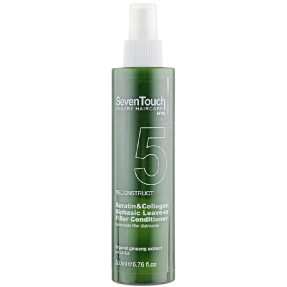 Punti di Vista Seven Touch 5 Keratin &amp; Collagen Biphasic Leave-In Filler Conditioner - Двофазний незмивний кондиціонер з кератином і колагеном