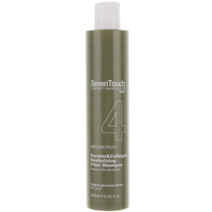 Punti di Vista Seven Touch 4 Keratin &amp; Collagen Revitalizing Filler Shampoo - Відновлюючий шампунь філлер з кератином і колагеном