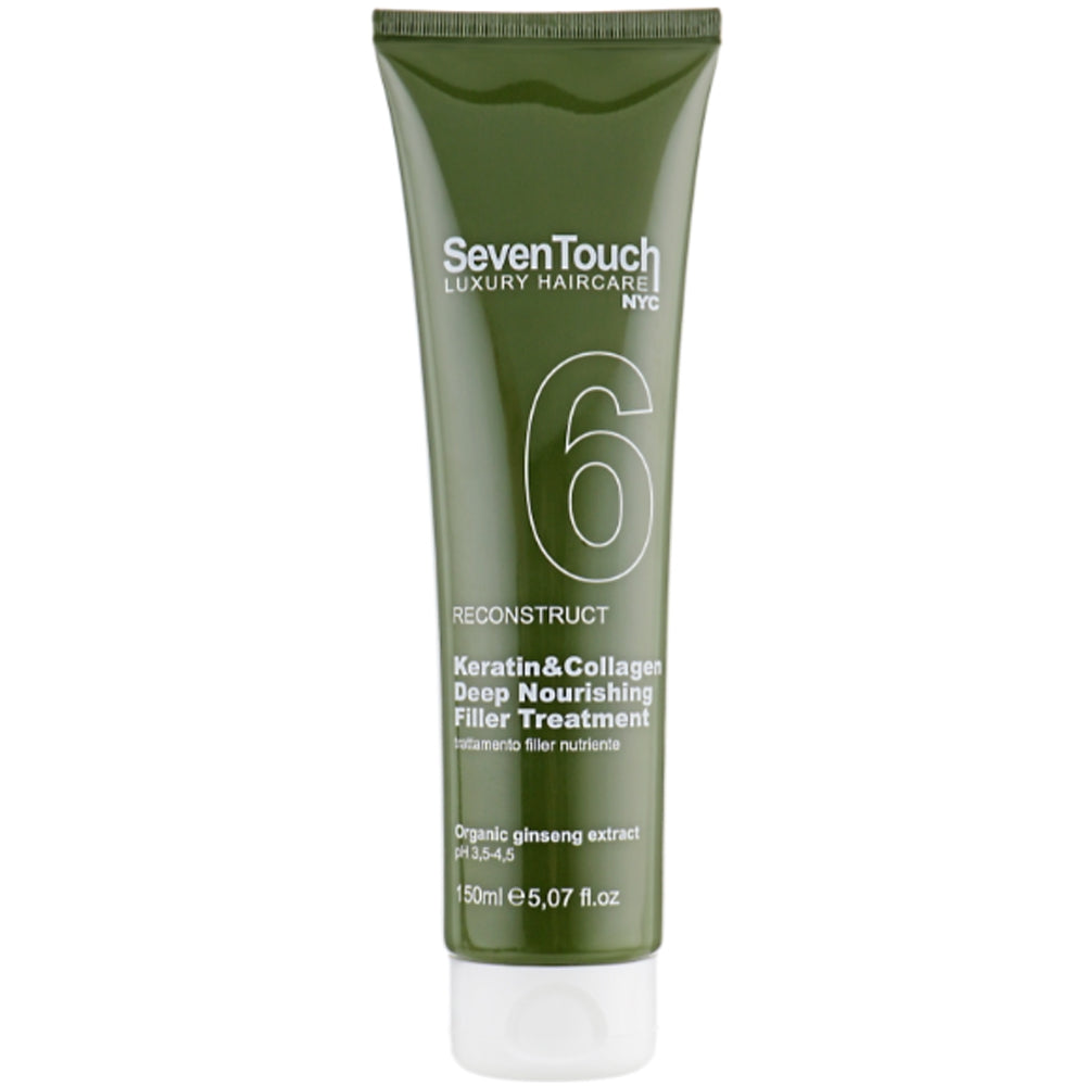 Punti di Vista Seven Touch 6 Keratin &amp; Collagen Deep Nourishing Filler Treatment - Відновлюючий філлер з кератином і колагеном