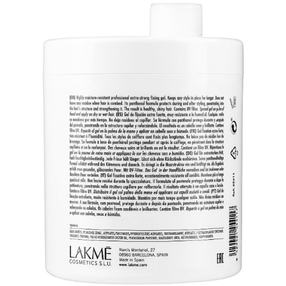 Гель для волосся екстрасильної фіксації - Lakme Master Fixing Gel
