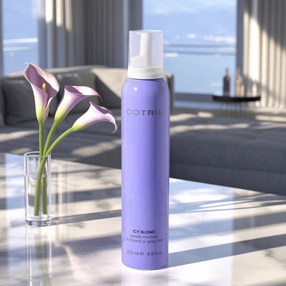 Фіолетовий зволожуючий мус - Cotril Icy Blond Purple Mousse