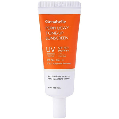 Тонуючий сонцезахисний крем для обличчя - Genabelle PDRN Dewy Tone Up Sunscreen SPF50