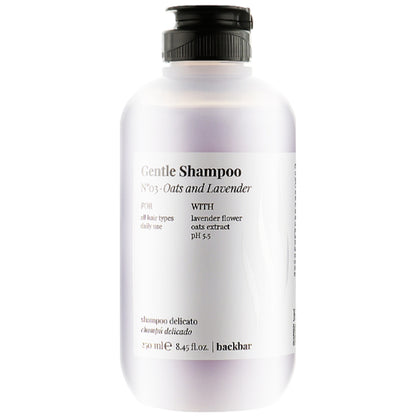 Farmavita Back Bar Gentle Oats And Lavender Shampoo №3 - Шампунь для всіх типів волосся