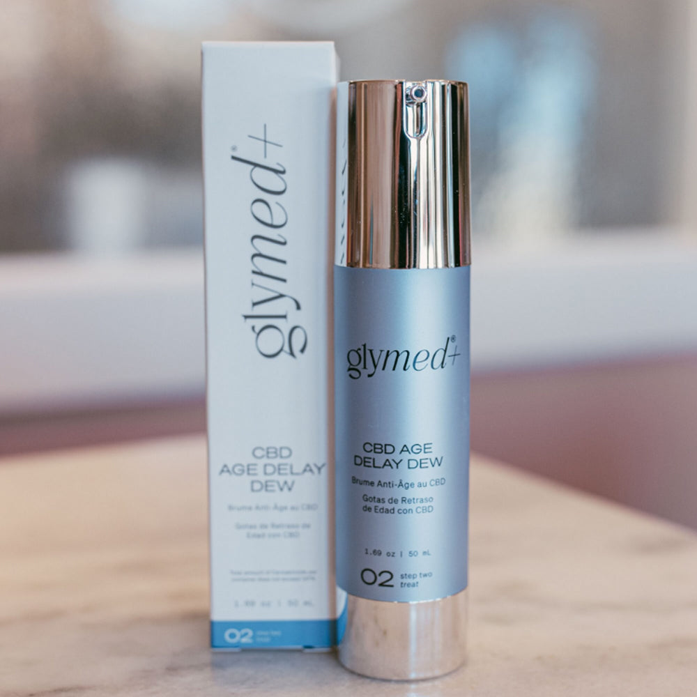 Омолаживающая сыворотка с каннабиноидами - Glymed Cbd-B3 Age Delay Facial Dew