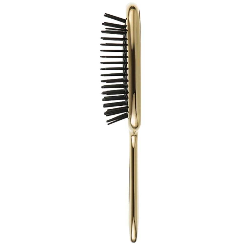Расческа для волос золотая с черными - Janeke Superbrush Limited Gold&amp;Black