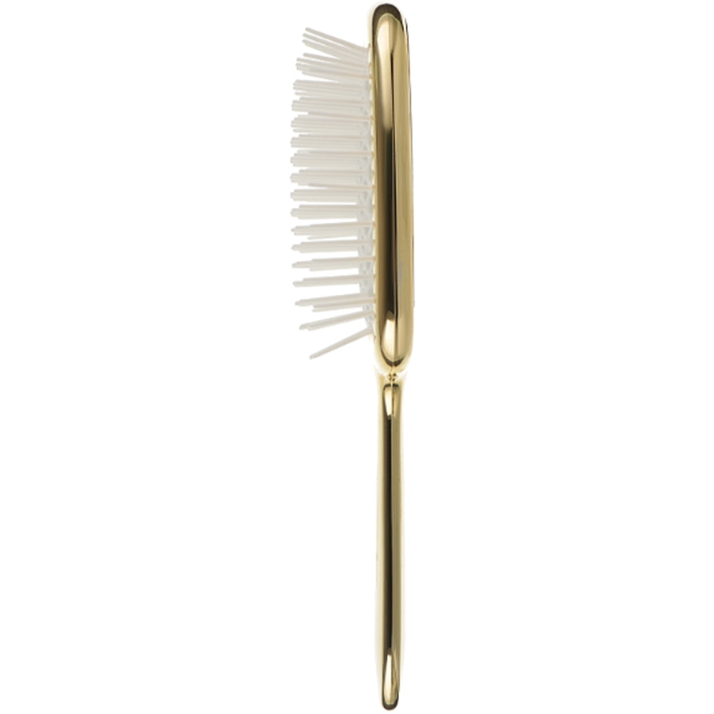 Расческа для волос золотая с белыми - Janeke Superbrush Limited Gold&amp;White