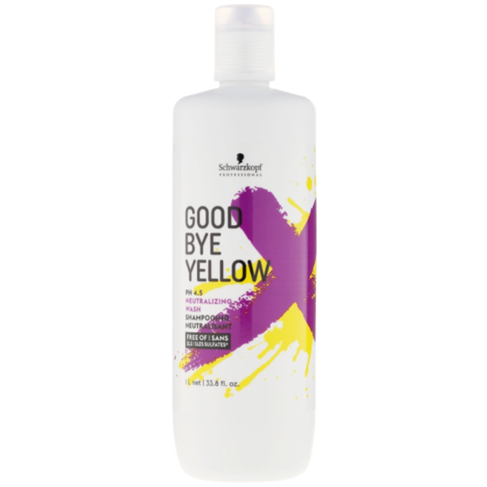 Schwarzkopf Goodbye Yellow Shampoo - Безсульфатний шампунь з анти жовтим ефектом