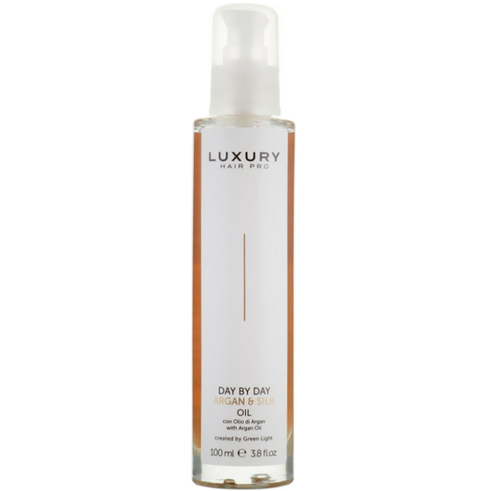 Green Light Luxury Hair Argan &amp; Silk Oil - Олія для волосся з арганом та шовком