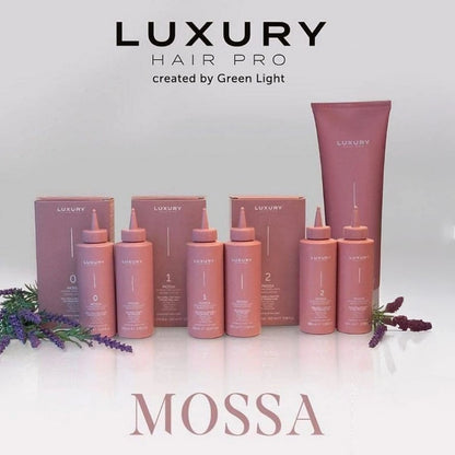 Комплект для завивки фарбованого волосся - Green Light Luxury Hair Pro Mossa №1 5