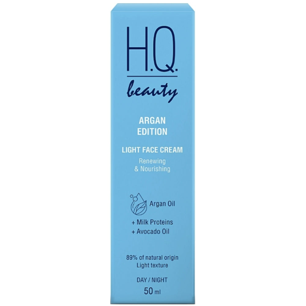 Крем для обличчя Відновлення та живлення - H.Q. Beauty Argan Edition Light Face Cream