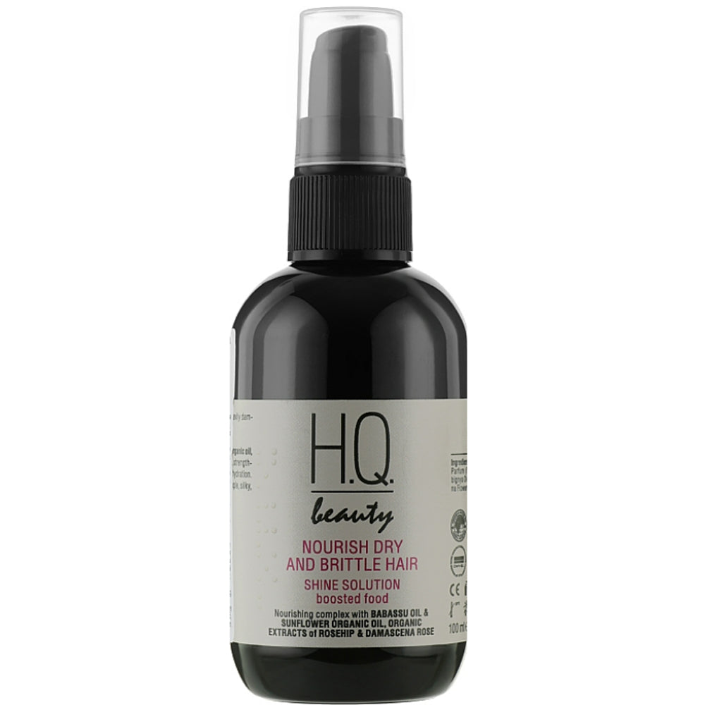 Флюїд для блиску волосся - H.Q. Beauty Nourish Dry And Brittle Shine Solution
