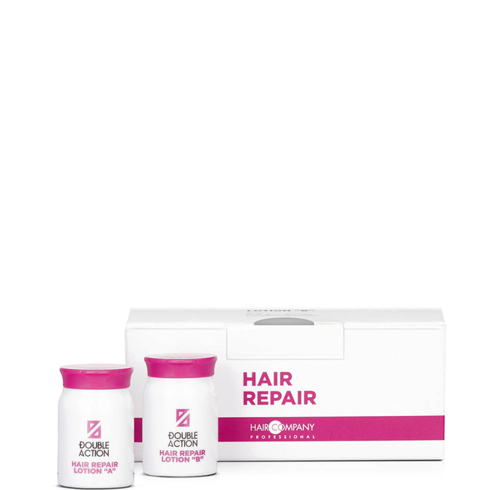 Лосьйон відновлюючий для волосся - Hair Company Professional Double Action Hair Repair Lotion A+B