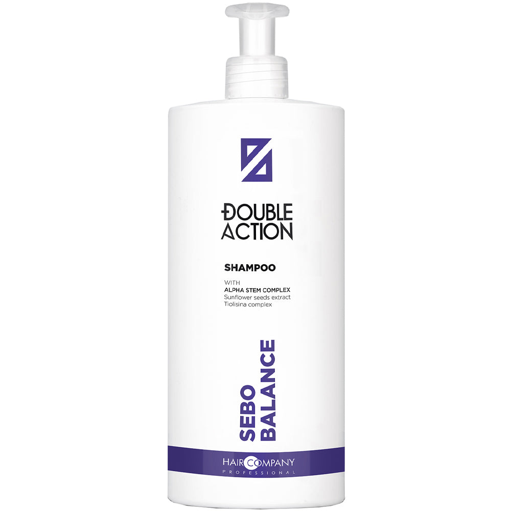 Шампунь регулюючий роботу сальних залоз - Hair Company Professional Double Action Sebo Balance Shampoo