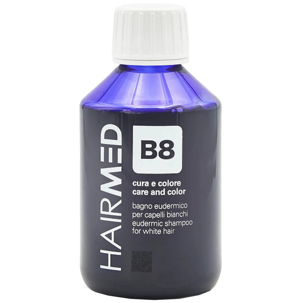 Еудермальний шампунь для нейтралізації жовтизни - Hairmed B8 Care And Color Eudermic Shampoo