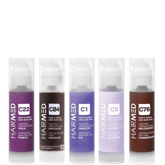 Тонувальна маска 150 мл - Hairmed Coloring And Gloss Hair Mask