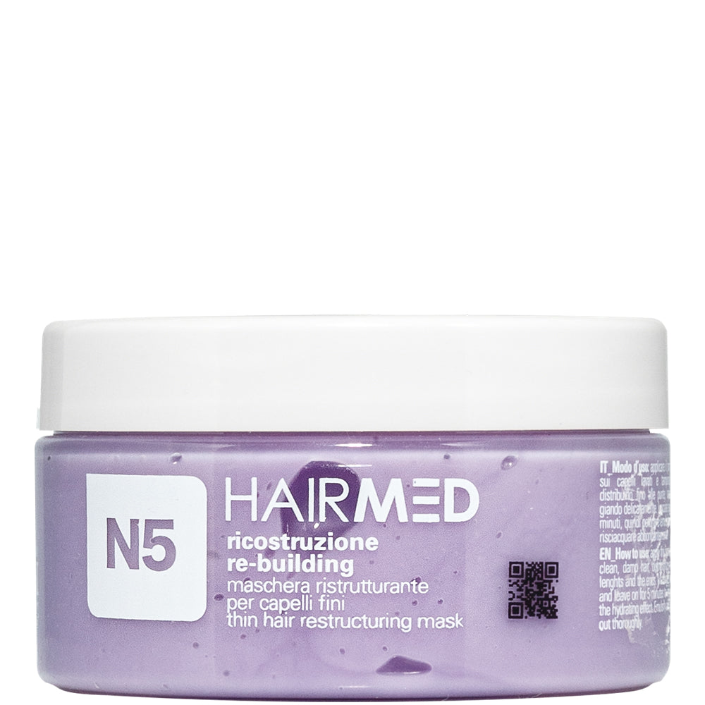 Реструктурувальна маска для тонкого волосся - Hairmed N5 Re-Building Thin Hair Restructuring Mask
