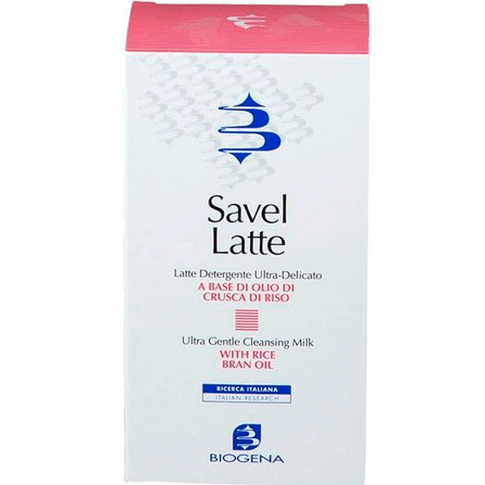 Biogena Savel Latte - Молочко очищаюче для обличчя з рисовими висівками
