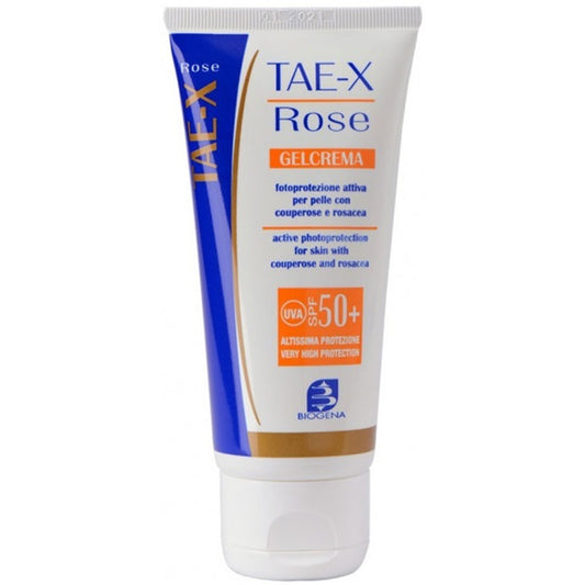 Biogena Tae X Rose 50+ (SPF 80) - Сонцезахисний крем для гіперчутливої шкіри, при куперозі і розацеа