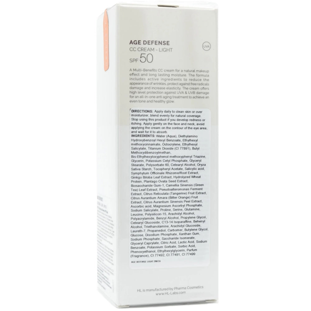 СС крем, світлий відтінок - Holy Land Age Defense склад