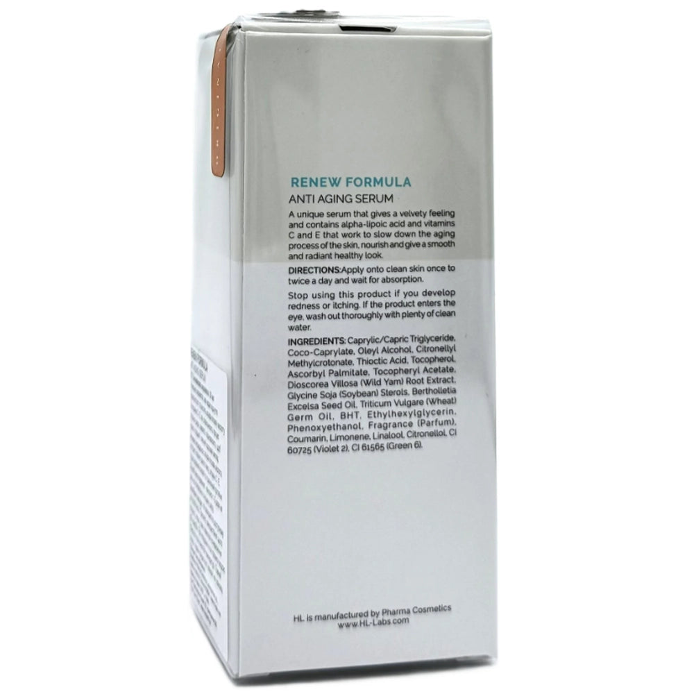 Антивікова сироватка для обличчя - Holy Land Renew Formula склад