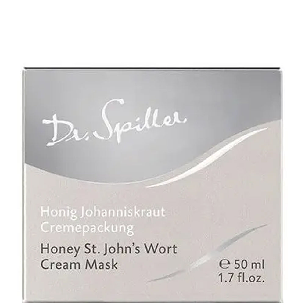 Успокаивающая крем-маска с маслом зверобоя - Dr. Spiller Honey St. John’S Wort Cream Mask