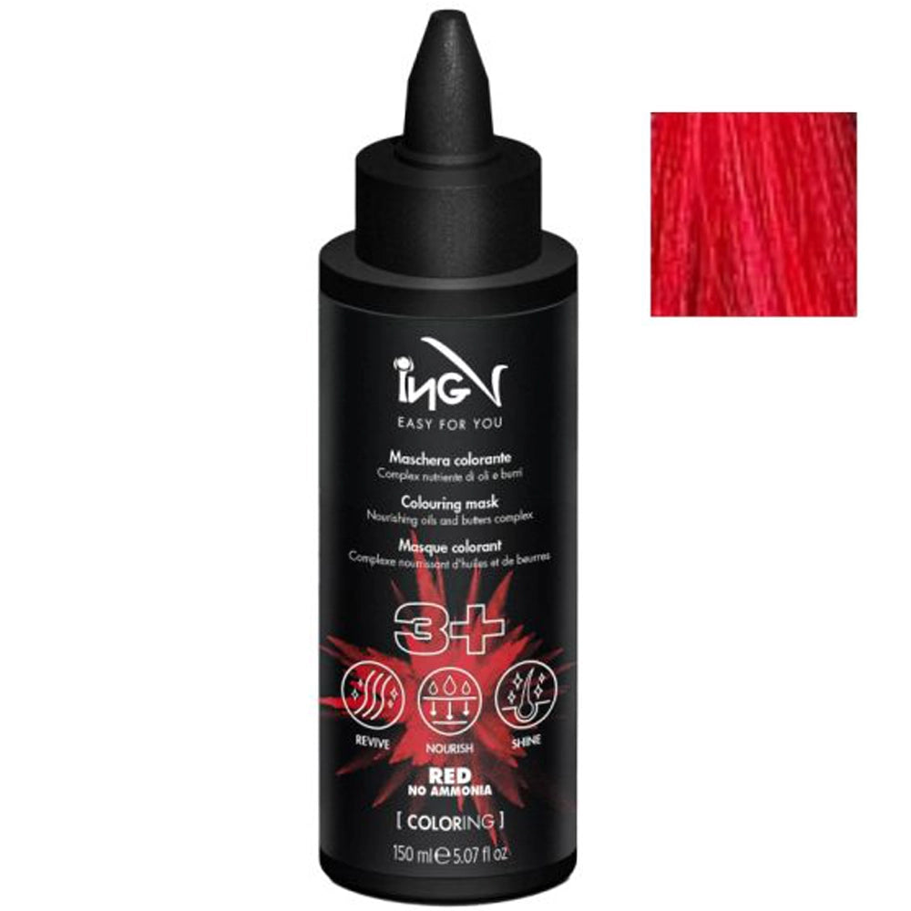 Тонуюча маска 3+ 150 мл - ING Professional Coloring Mask червоний