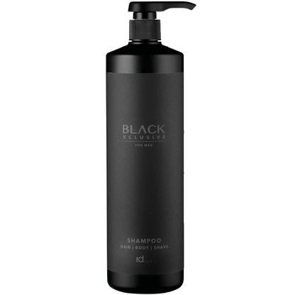 Шампунь для волосся, тіла і гоління 3 в 1 - IdHair Black XCLS Total Shampoo