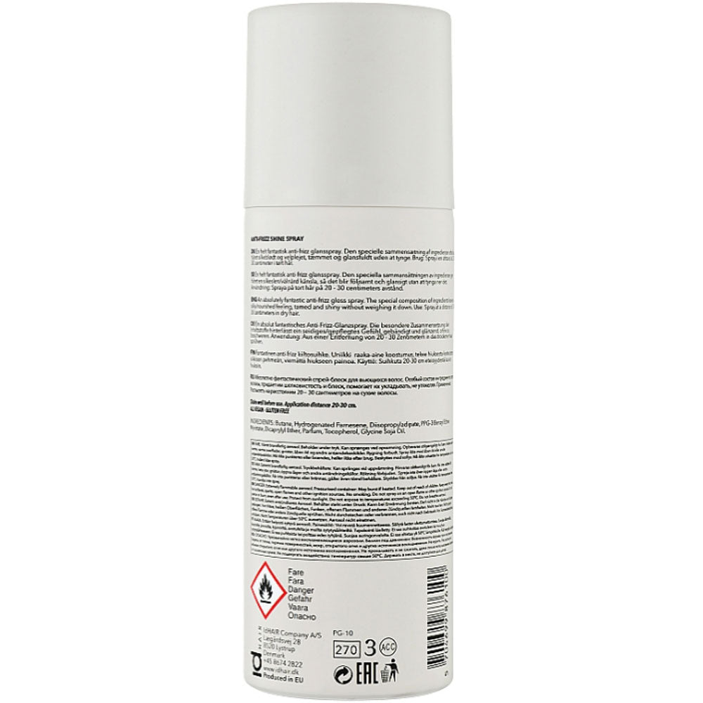 Спрей антистатичний для надання блиску - IdHair Elements Xclusive Blow Anti-Frizz Shine