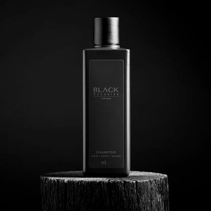 Шампунь для волосся, тіла і гоління 3 в 1 - IdHair Black XCLS Total Shampoo