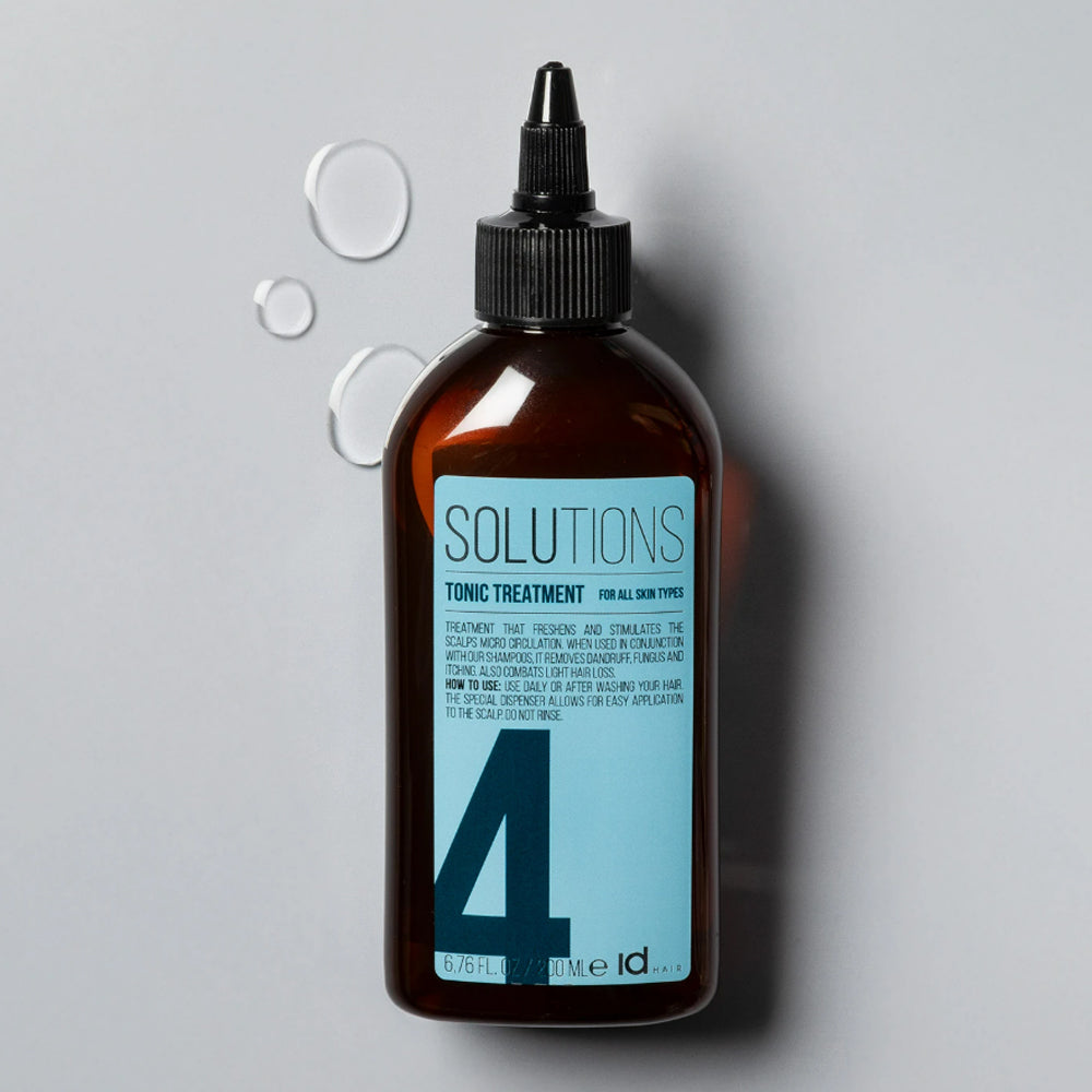 Тонізуючий засіб для усіх типів шкіри голови - IdHair Solutions № 4 Peeling Tonic Treatment