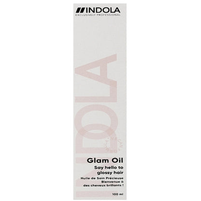 Олія для блиску волосся - Indola Glam Oil упаковка