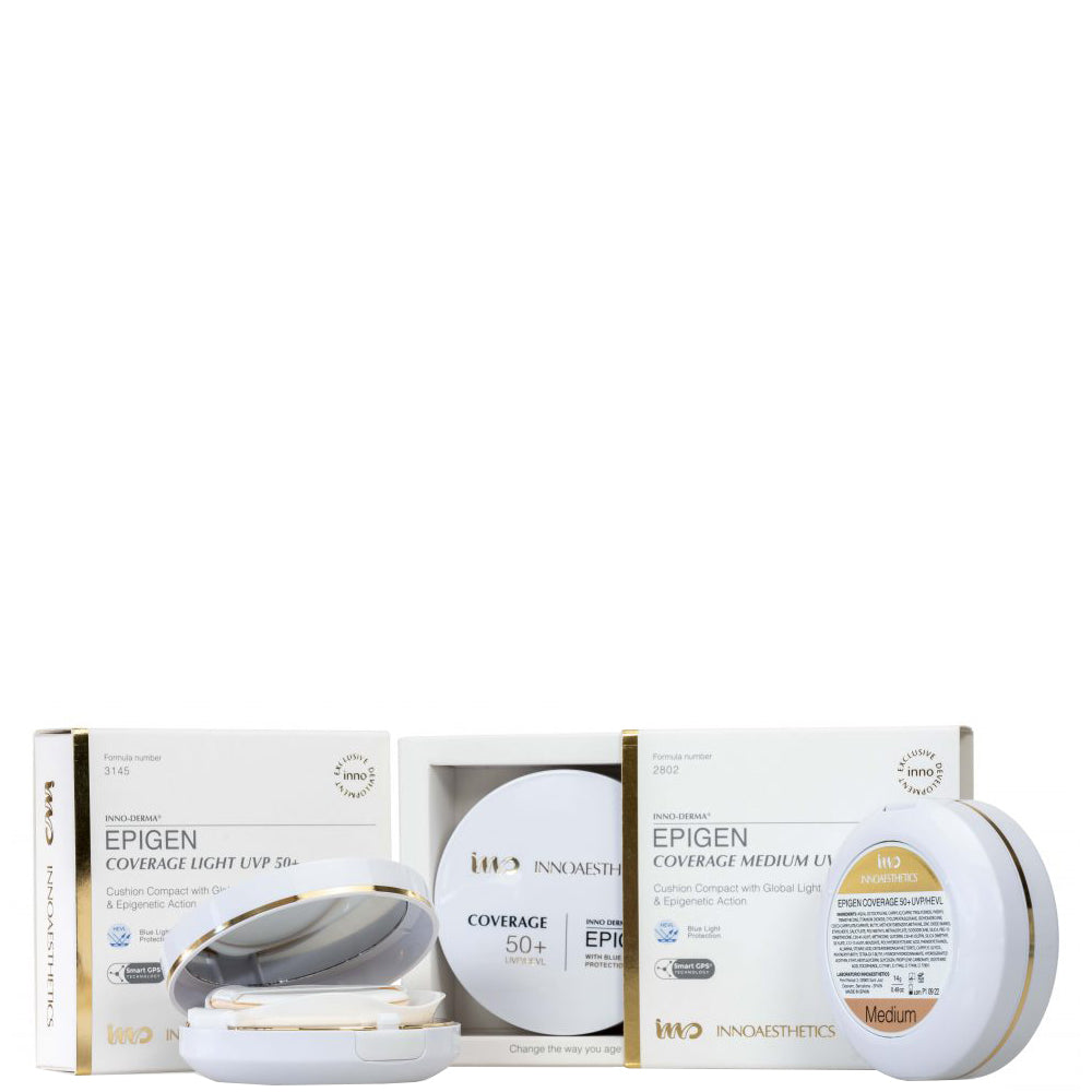 Кушон SPF 50+ та HEVL - Innoaesthetics Inno-Derma Coverage UVP 50+
