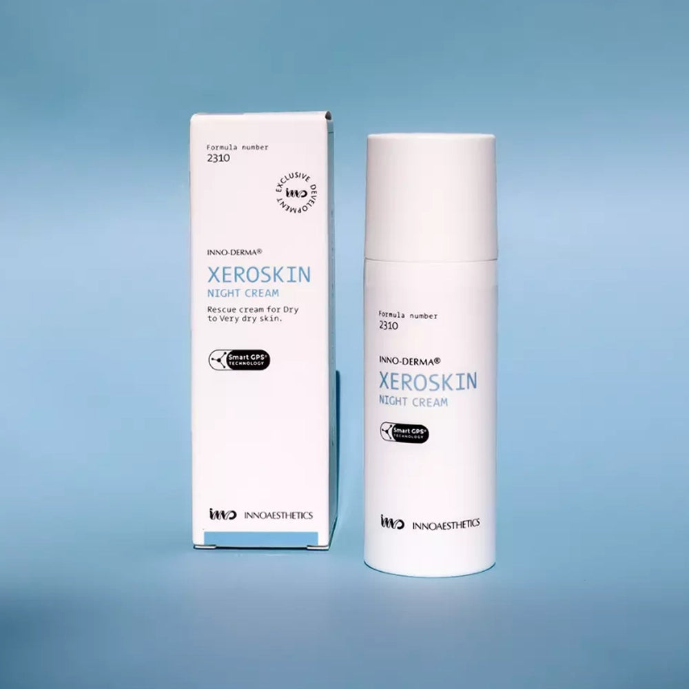 Нічний крем для сухої шкіри, терапії ксерозу - Innoaesthetics 5