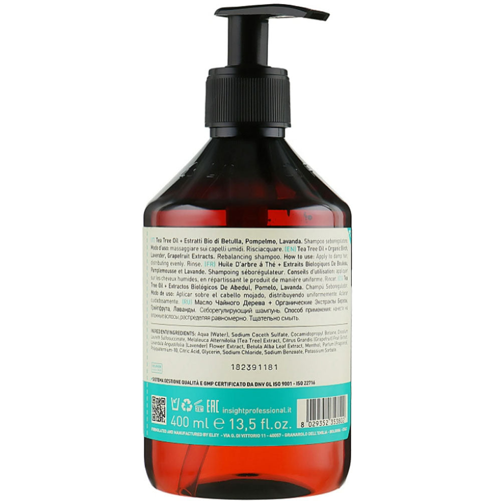 Insight Rebalancing Sebum Control Shampoo  - Шампунь проти жирної шкіри голови