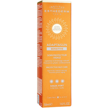 Institut Esthederm Adaptasun Sensitive Protective Face Care SPF 50 - Сонцезахисний крем для чутливої шкіри обличчя