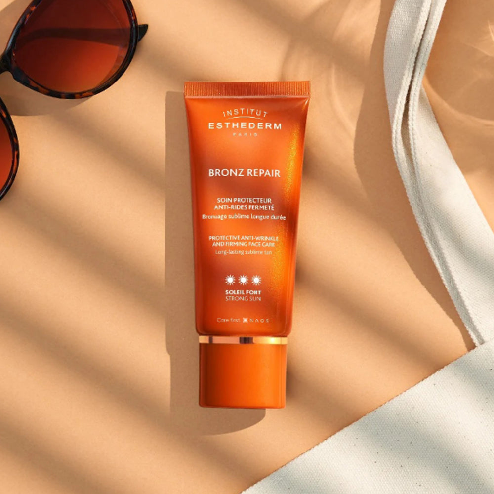 Institut Esthederm Bronz Repair Protective Anti-Wrinkle And Firming Face Care SPF 30  - Крем для засмаги