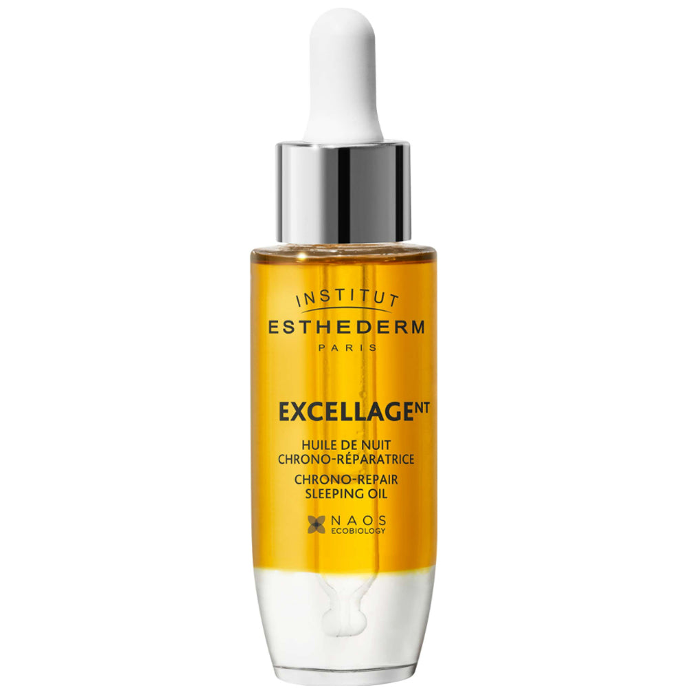 Двухфазна нічна олія для обличчя - Institut Esthederm Excellage Chrono Repair Sleeping Oil