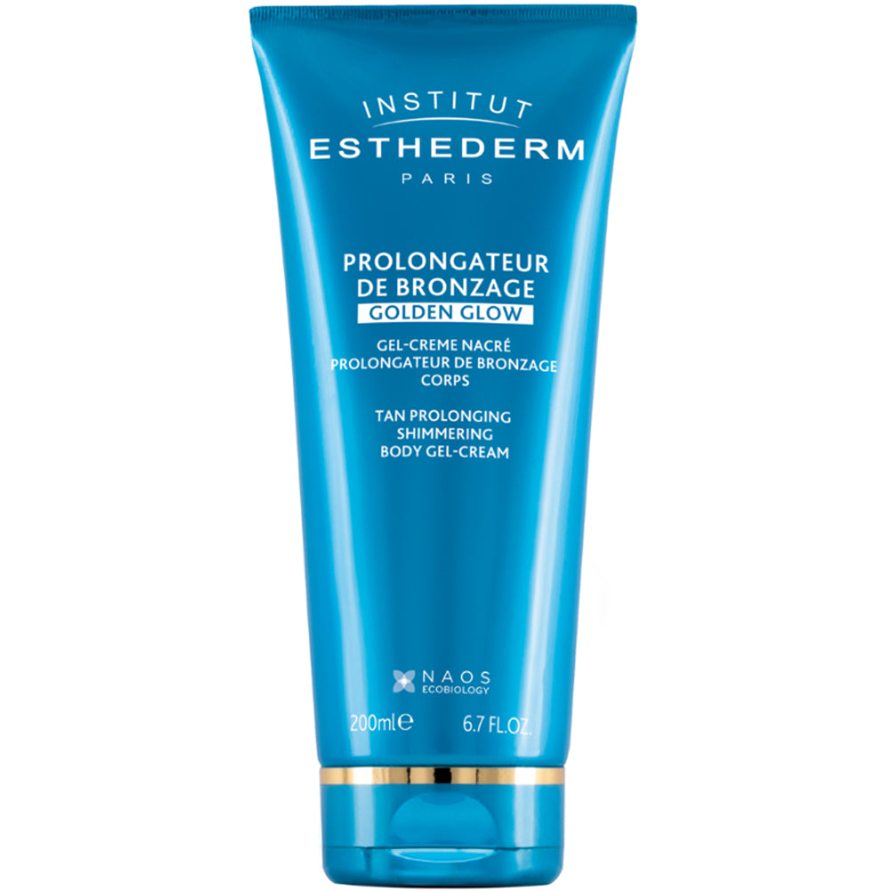 Гель-крем для продовження засмаги з шимером - Institut Esthederm Golden Glow Shimmering Body Gel-Cream