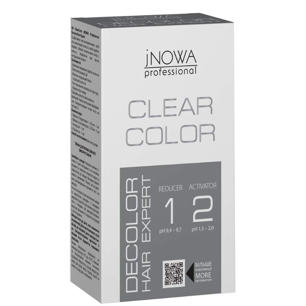 Засіб для професійного видалення фарби з волосся - Jnowa Professional Decolor Hair Expert Clear Color