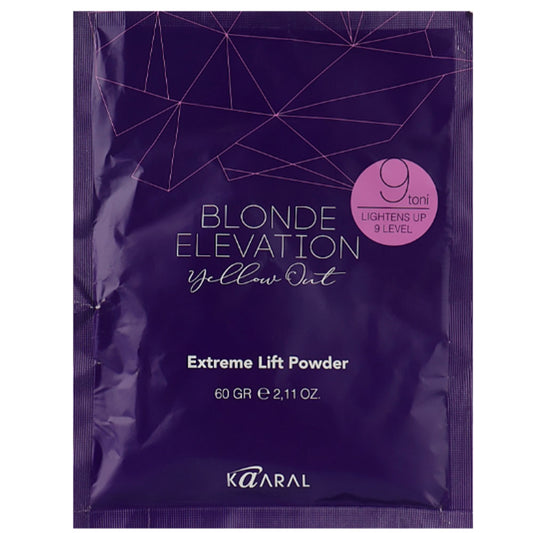 Kaaral Blond Elevation Yellow Out Extreme Lift Powder - Пудра освітлююча для волосся до 9 рівня