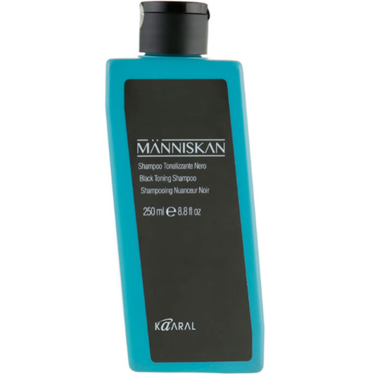 Kaaral Manniskan Black Toning Shampoo - Чорний тонуючий шампунь для волосся