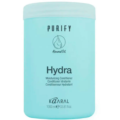 Kaaral Purify Hydra Moisturizing Conditioner - Зволожуючий крем-кондиціонер з протеїнами рисового молочка та мигдальною олією