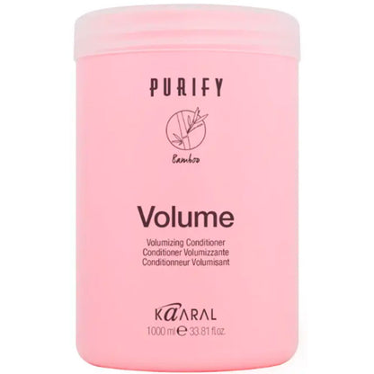 Kaaral Purify Volume Conditioner - Крем-кондиціонер для тонкого волосся з екстрактом бамбука